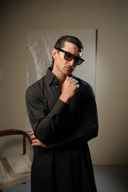 Black Shalwar Kameez