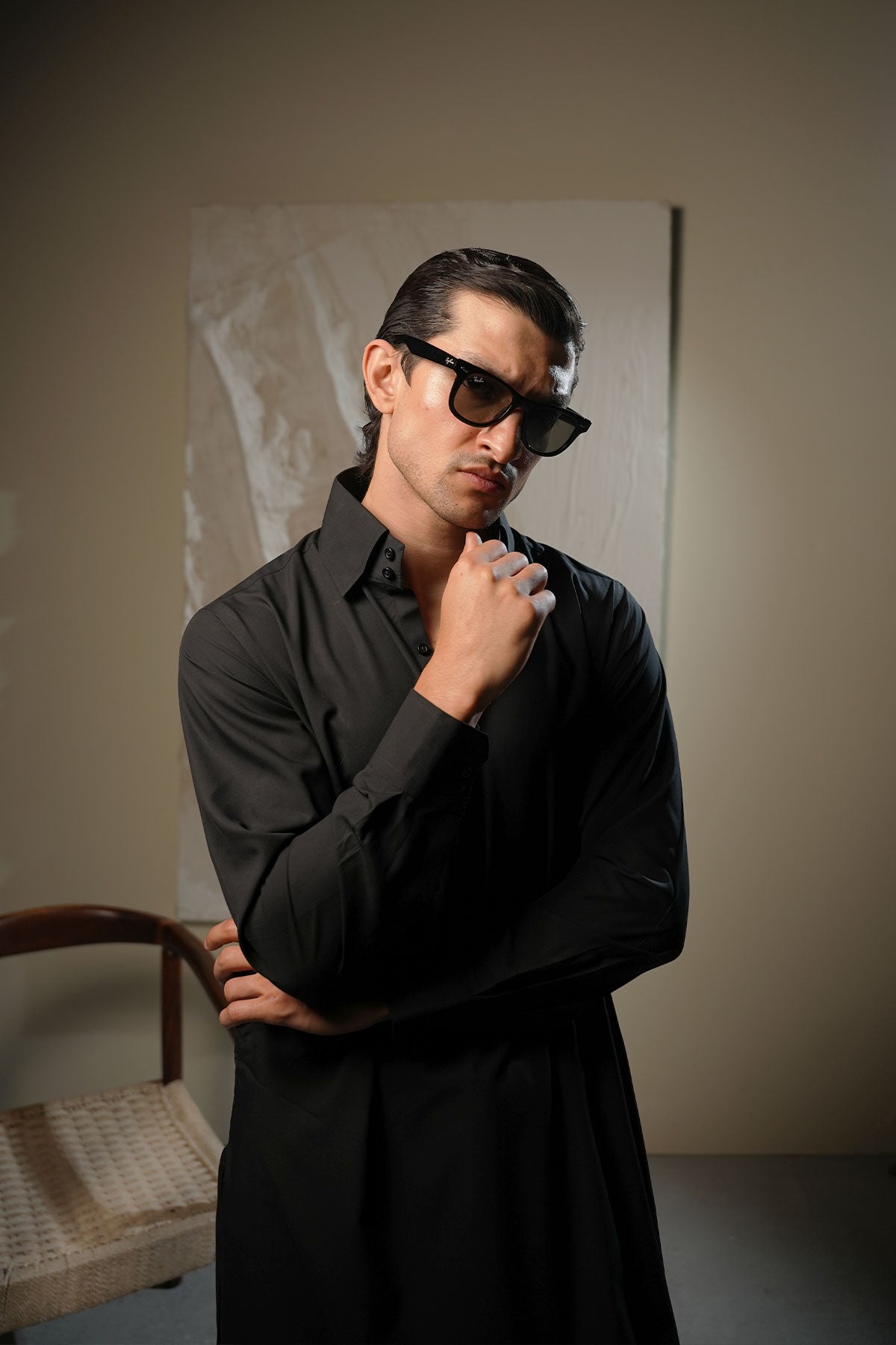 Black Shalwar Kameez