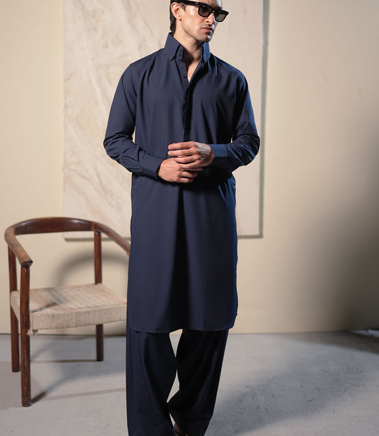 Blue Shalwar Kameez
