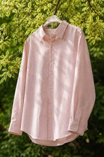 Pink Irish Linen