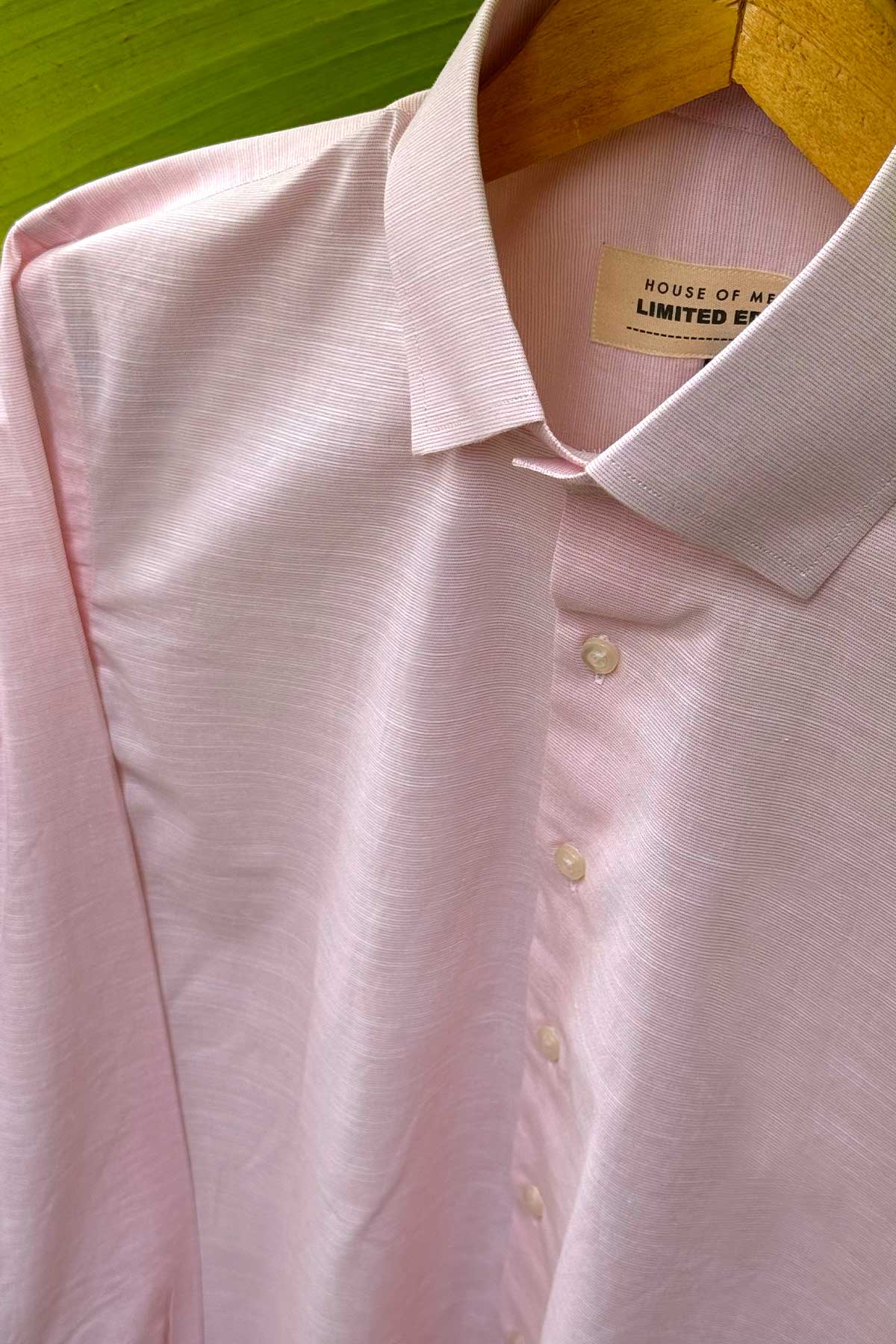 Pink Irish Linen