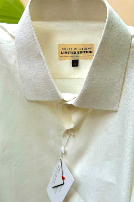 White Irish Linen