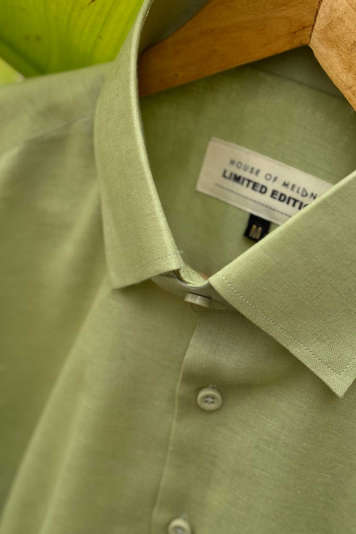 Green Irish Linen