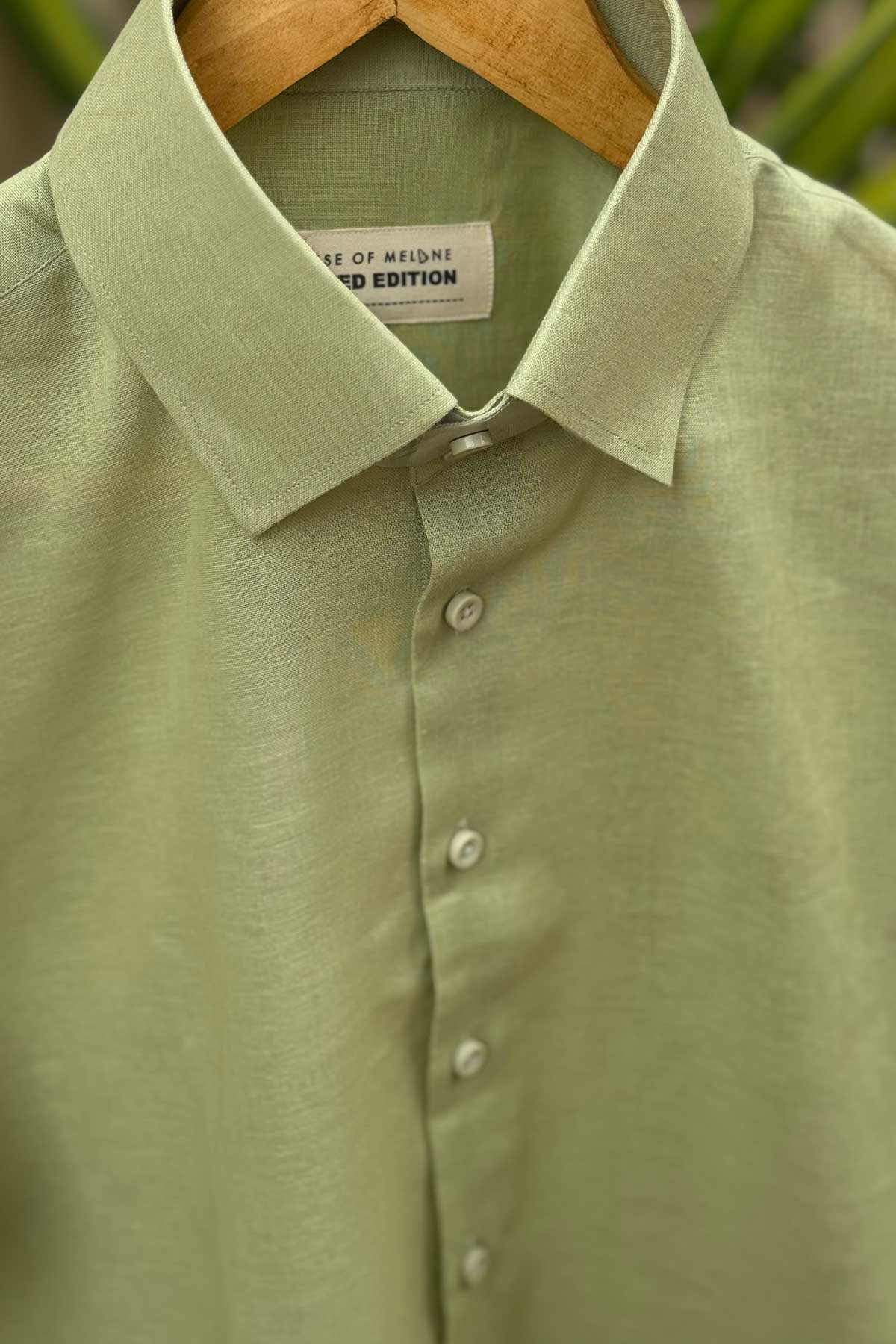 Green Irish Linen