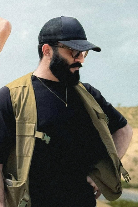 Black Basic Tucker Cap