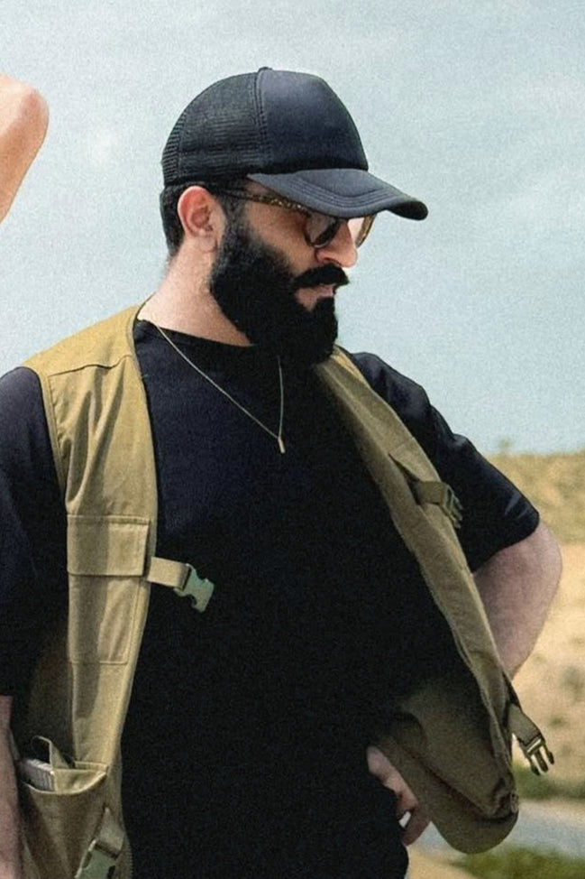 Black Basic Tucker Cap