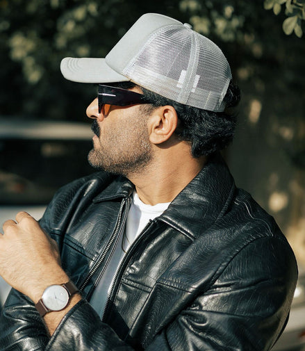 Grey Basic Tucker Cap