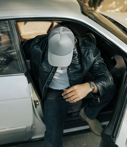 Grey Basic Tucker Cap