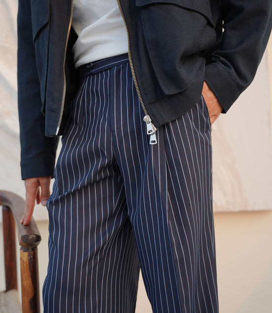 Blue Stripe Pants