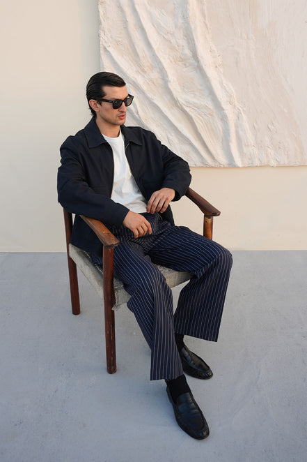 Blue Stripe Pants