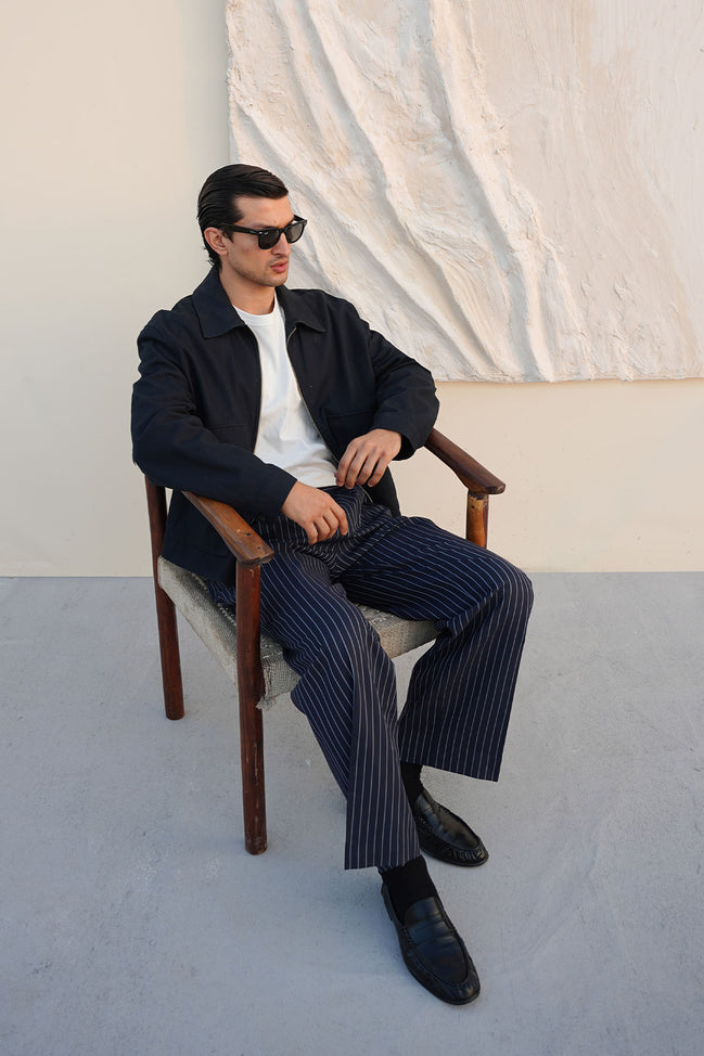 Blue Stripe Pants