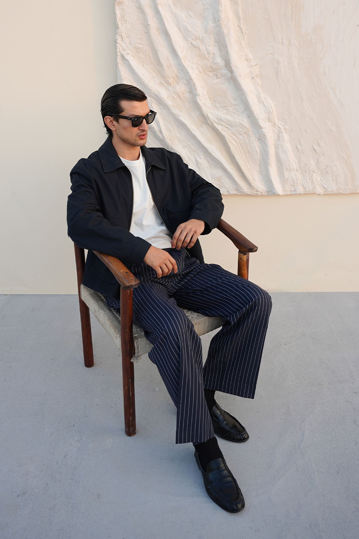Blue Stripe Pants