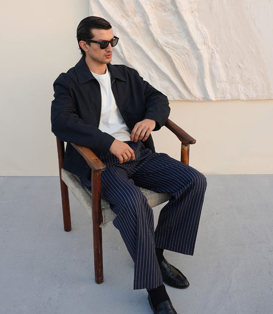 Blue Stripe Pants